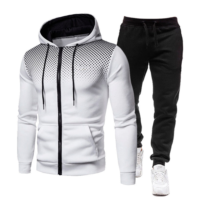 Herren Hoodie- und Jogginghose Set mit atmungsaktivem Design Stilzeits