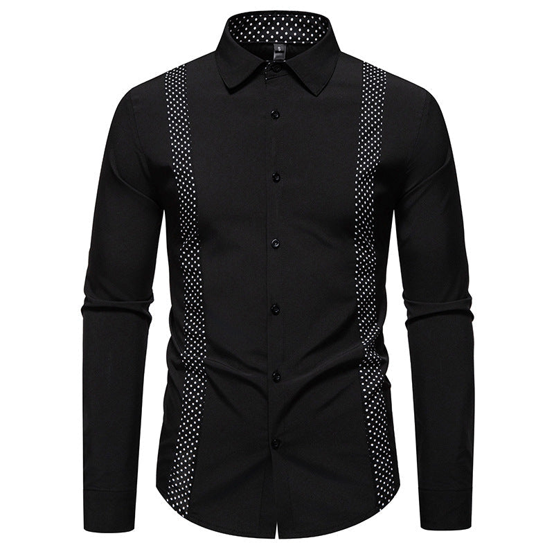 Herren Businesshemd mit Schulterträgern und modernem Design Stilzeits