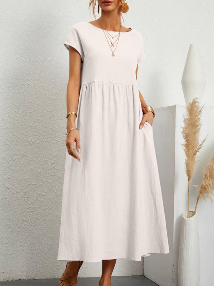 Fudus Dramatic Swing Dress: Street Style