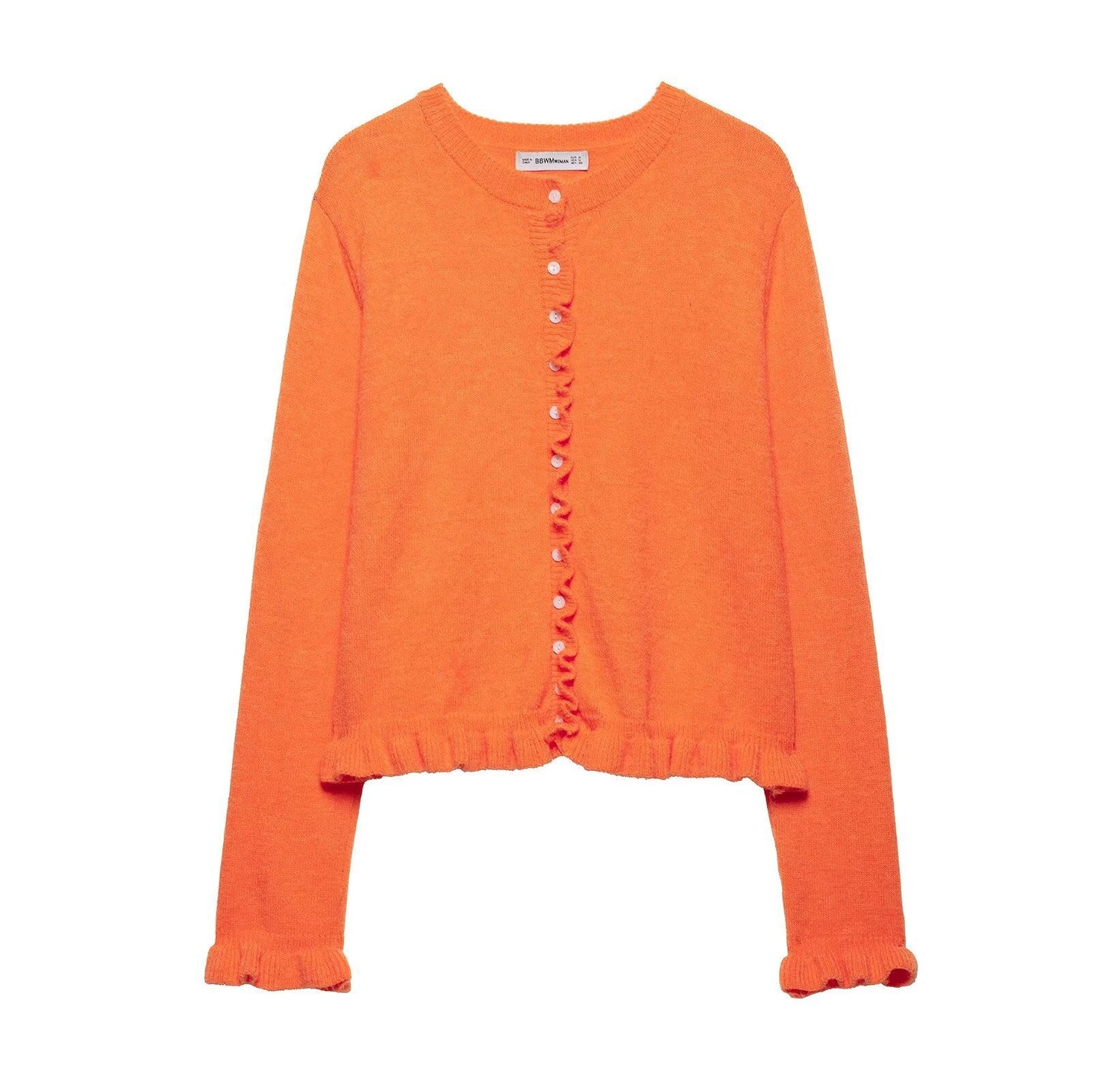 Damen elegante Strickjacke mit dekorativen Knöpfen Stilzeits