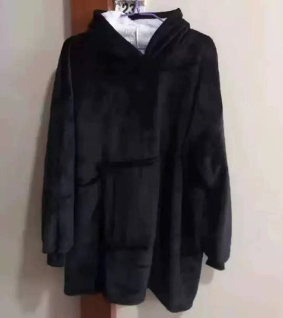 Damen Großer Kapuzenpullover mit kuscheligem Fleece und praktischen Taschen Stilzeits