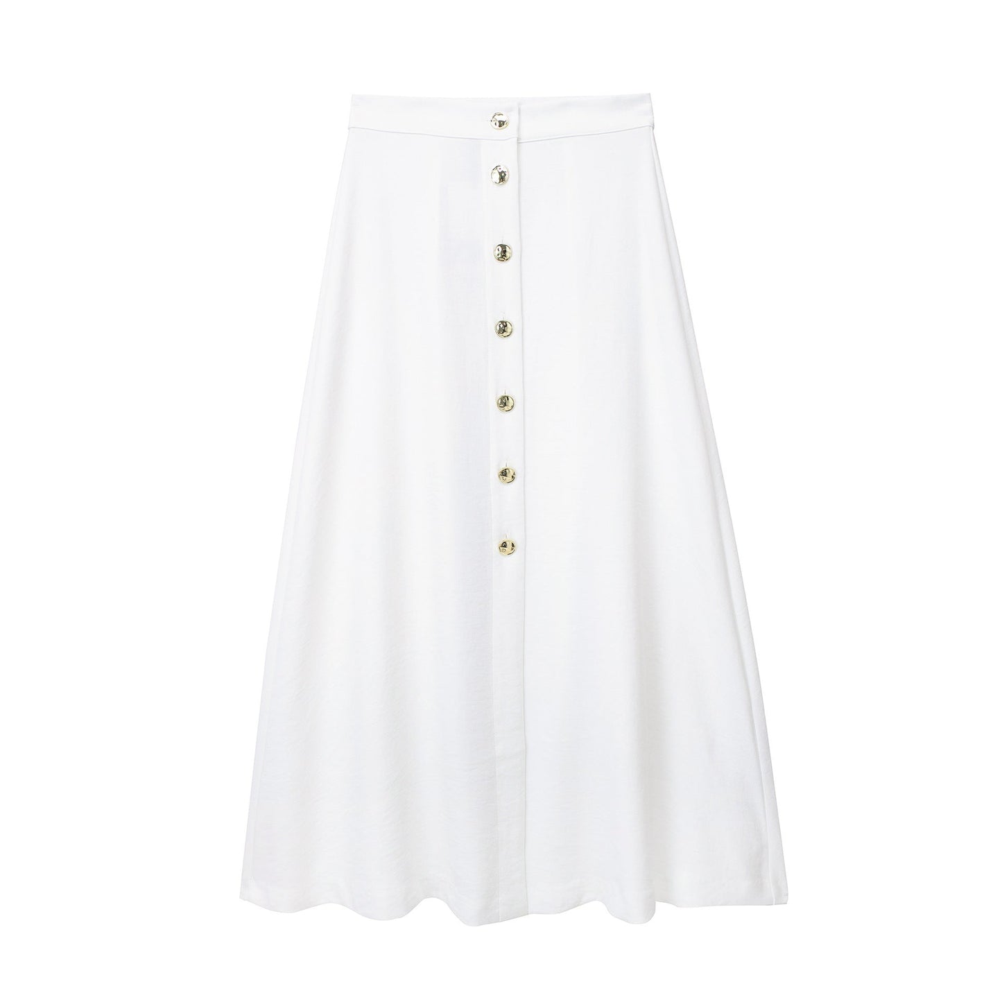 Fudus Slim Gold Button Dress
