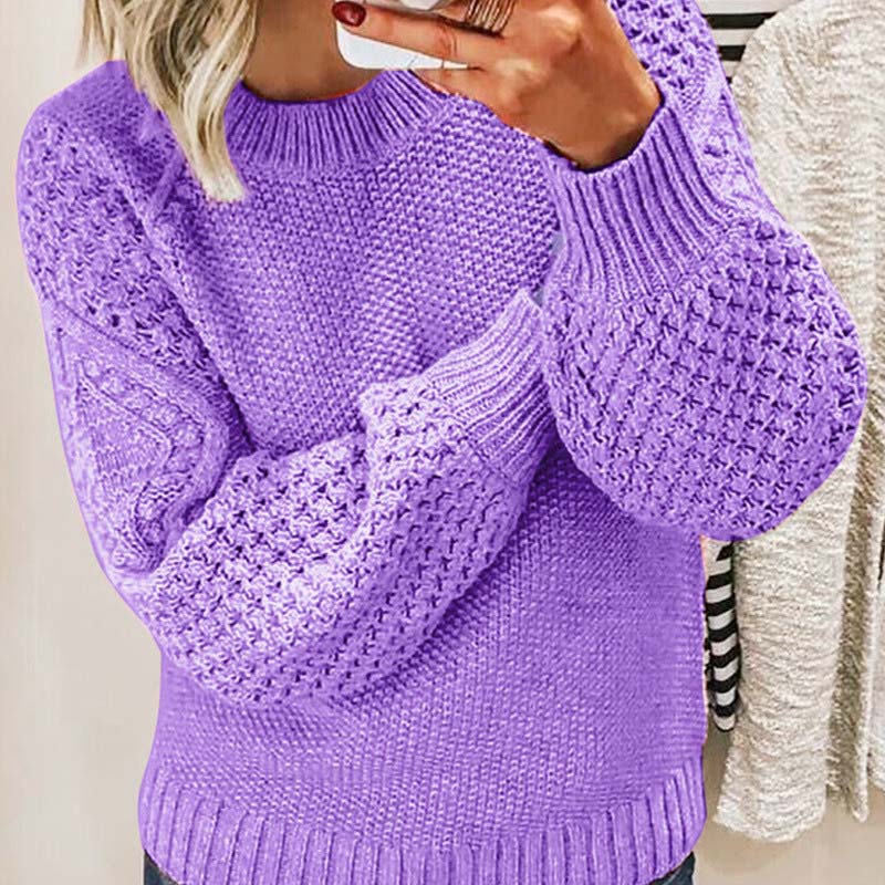 Stilzeits | Strickpullover mit Strukturmuster Akryl Weich, Stilvoll