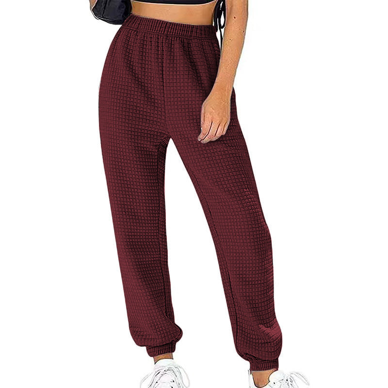 Damen Hochgeschnittene Relaxed Fit Sweathose Stilzeits