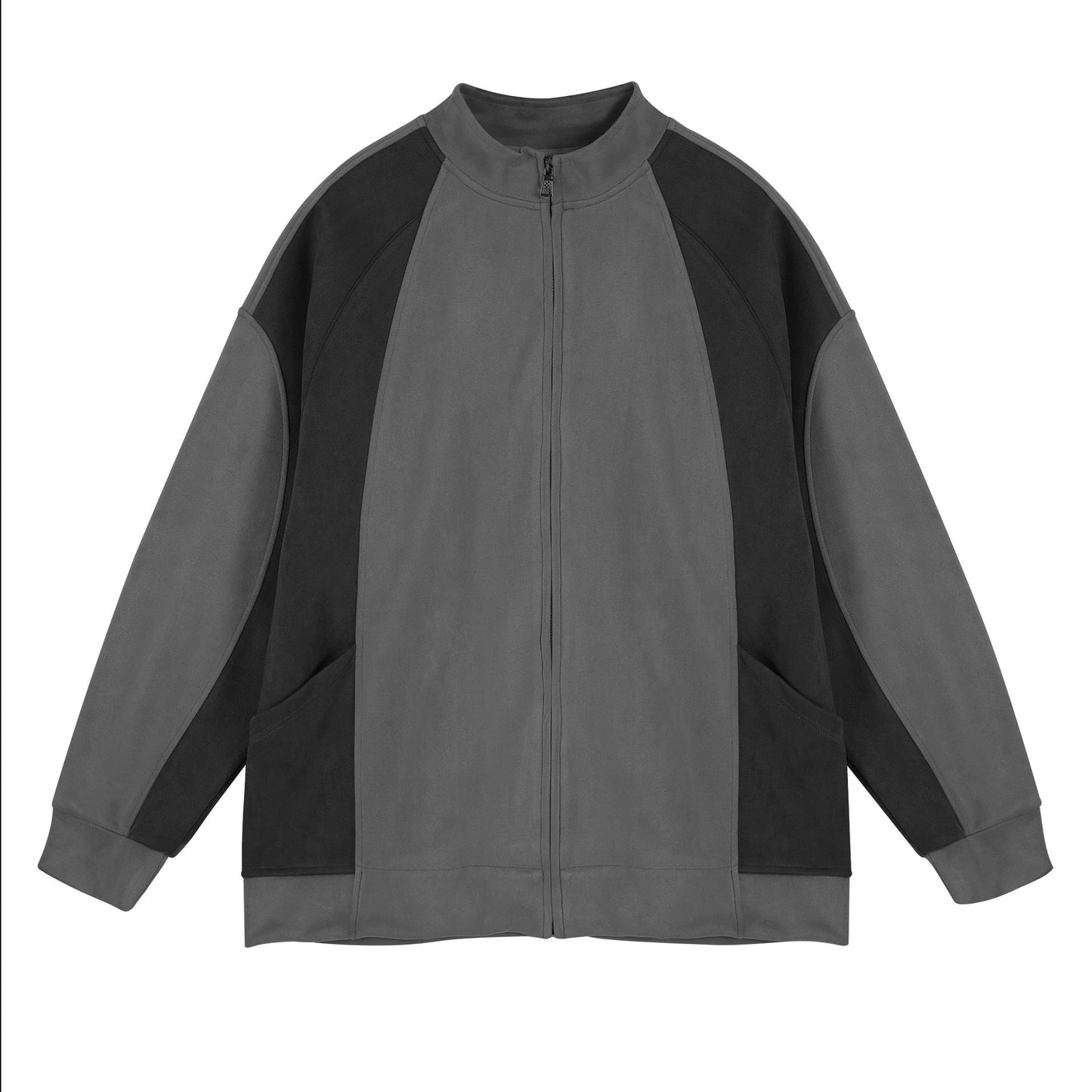 Damen Sportjacke mit eleganten Farbakzenten und praktischen Taschen Stilzeits