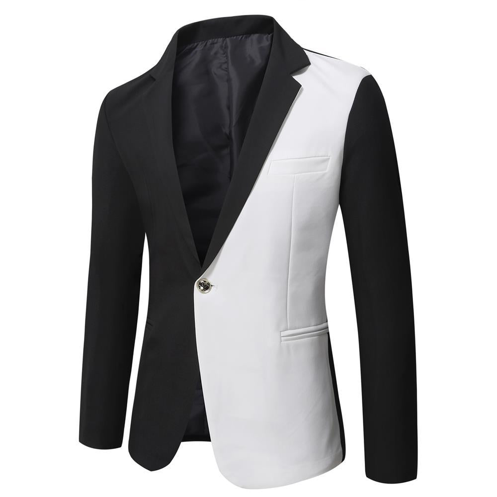 Herren Trendiger Zweischnit Blazer Stilzeits