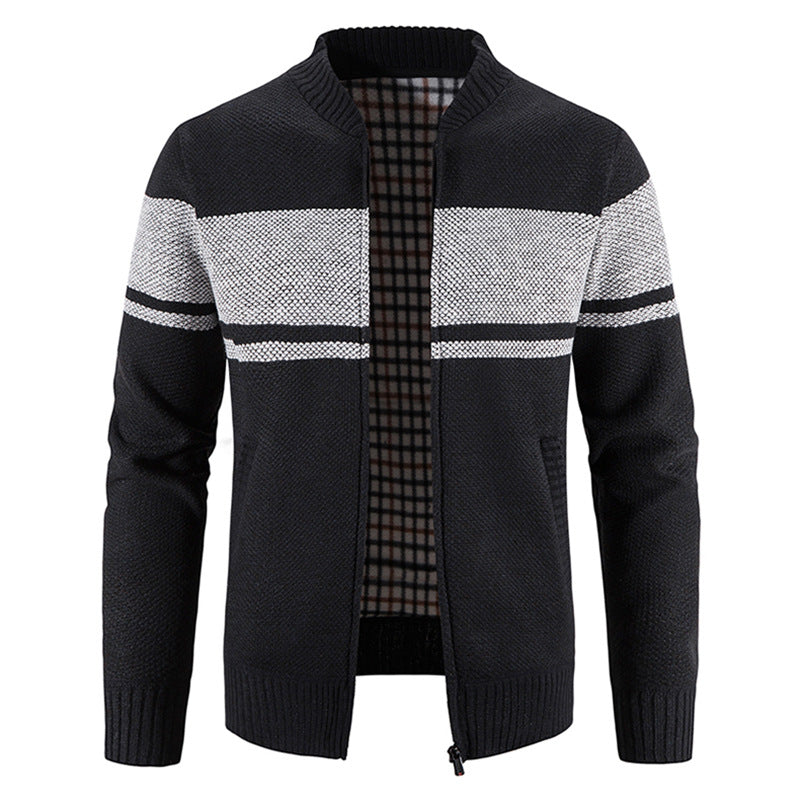 Herren modische Strickjacke mit strukturiertem Design Stilzeits