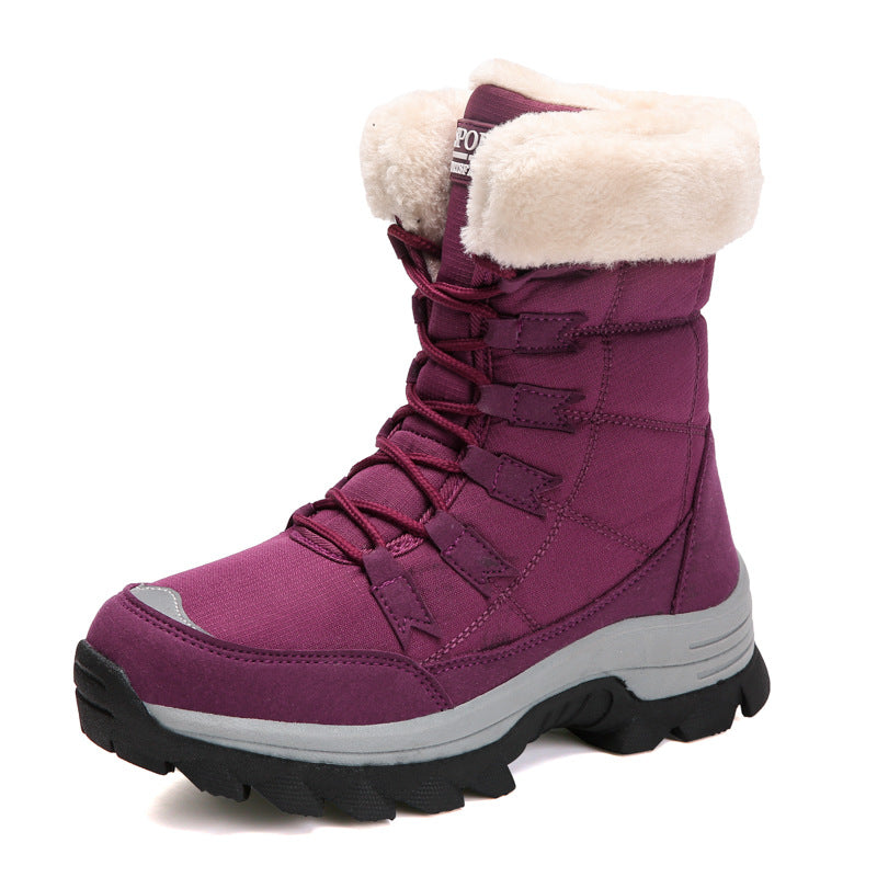 Damen Isolierte Winterstiefel mit rutschfester Sohlenkonstruktion und kuscheligem Innenfutter Stilzeits