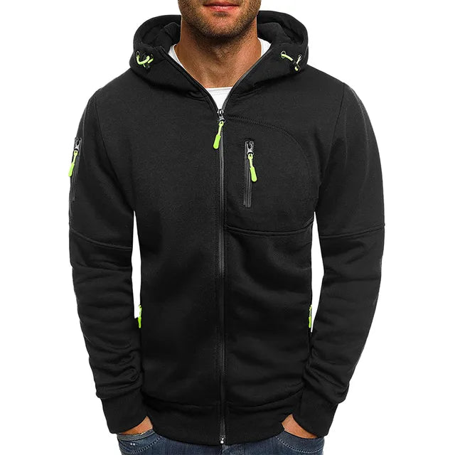 Herren Fleecejacke im eleganten Stil - Oliver