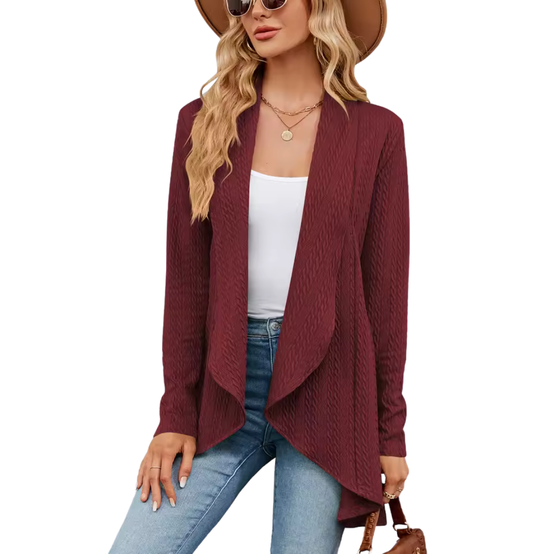 Stilzeits | Damen Cardigan mit Offener Passform – Aurora
