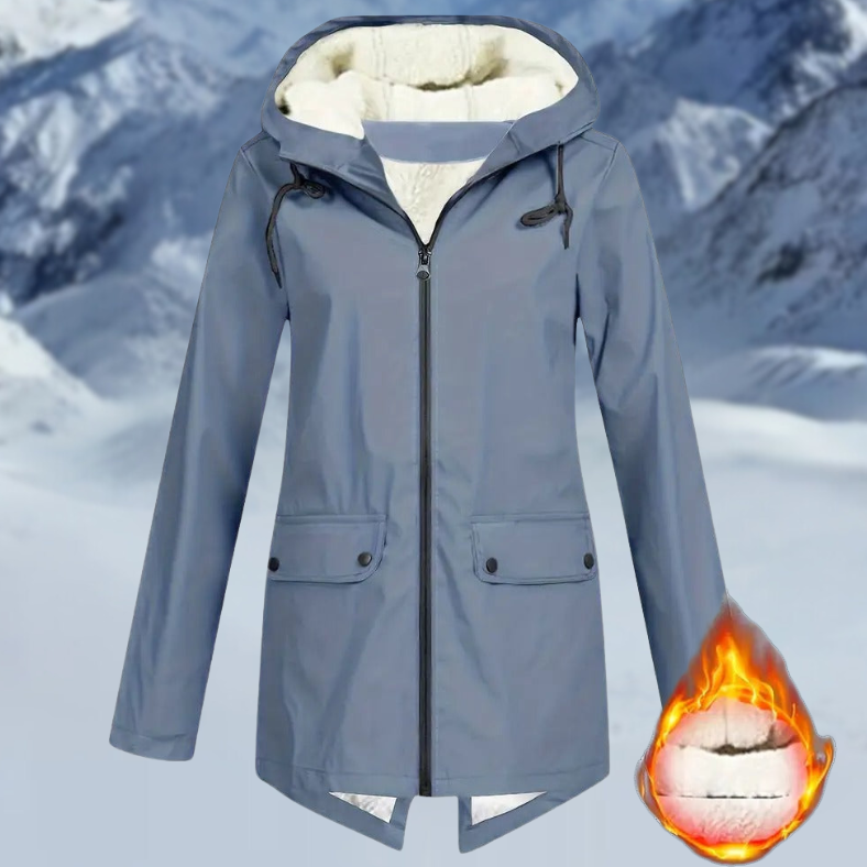 Stilzeits | Wasserdichte Jacke mit Kordelzug