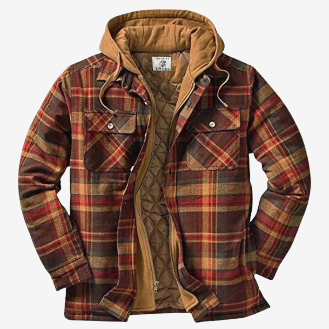 Herren Herbstjacke im eleganten Karomuster