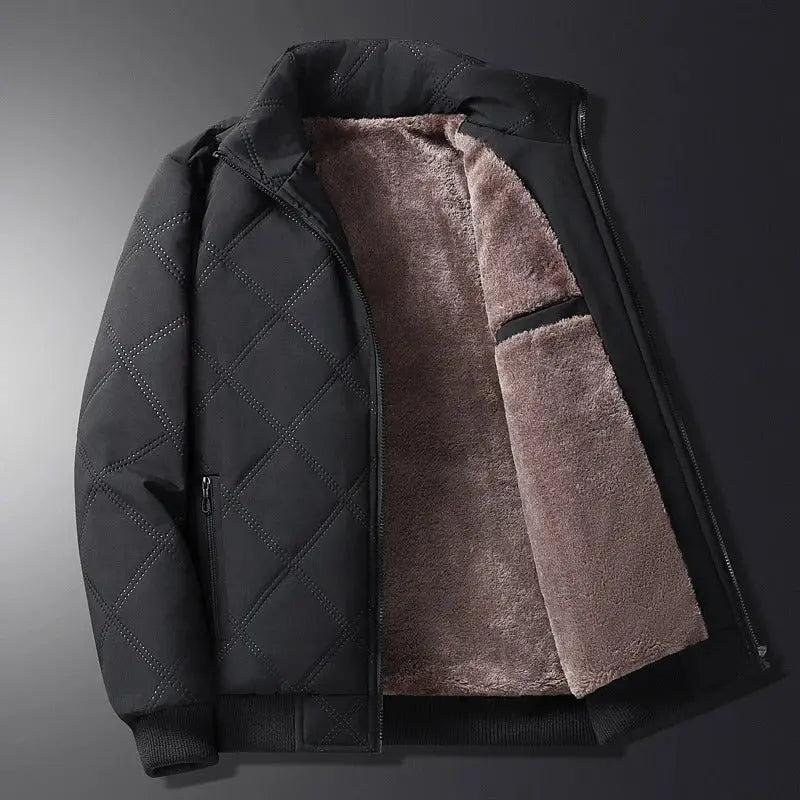 Herren Winterjacke mit winddichtem Fleecefutter