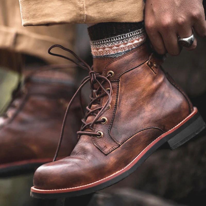 Realm Herren Lederstiefel