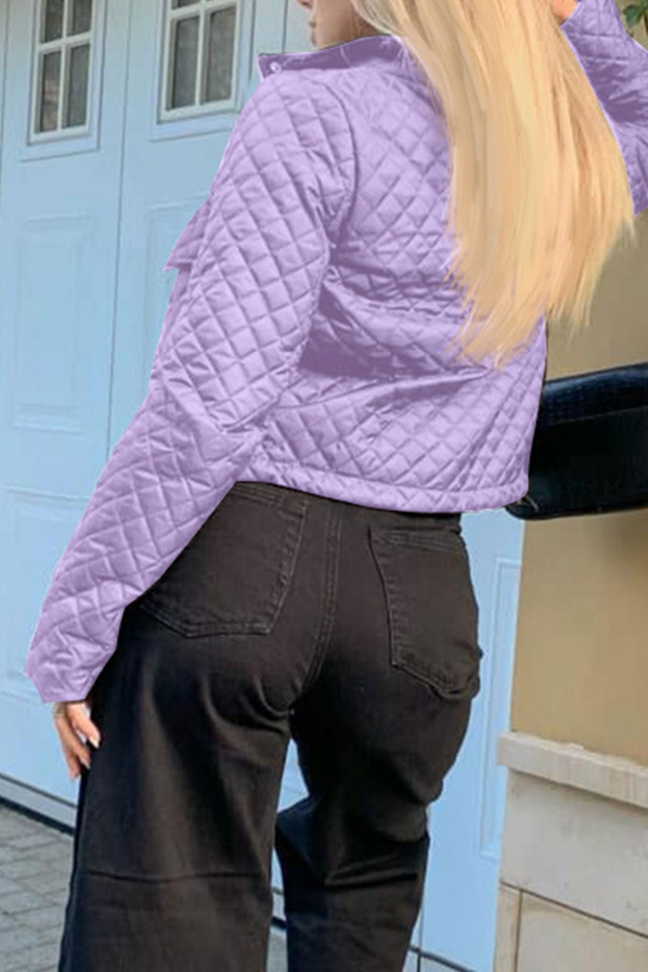 Wintar Jacke mit Reißverschluss und Taschen