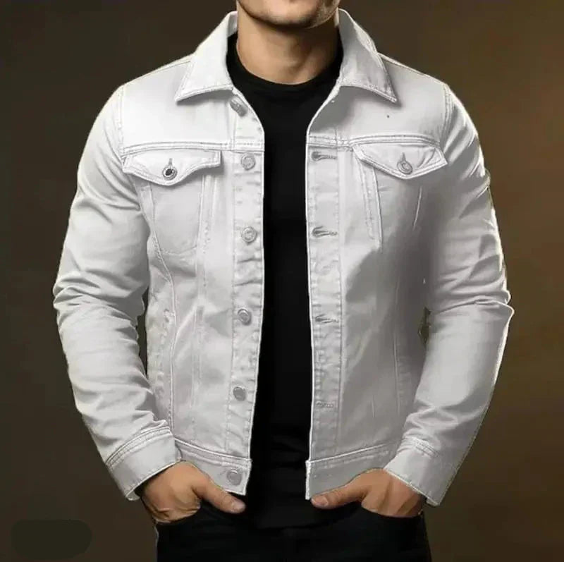 Herren Klassische Jeansjacke – Stylisch und Bequem