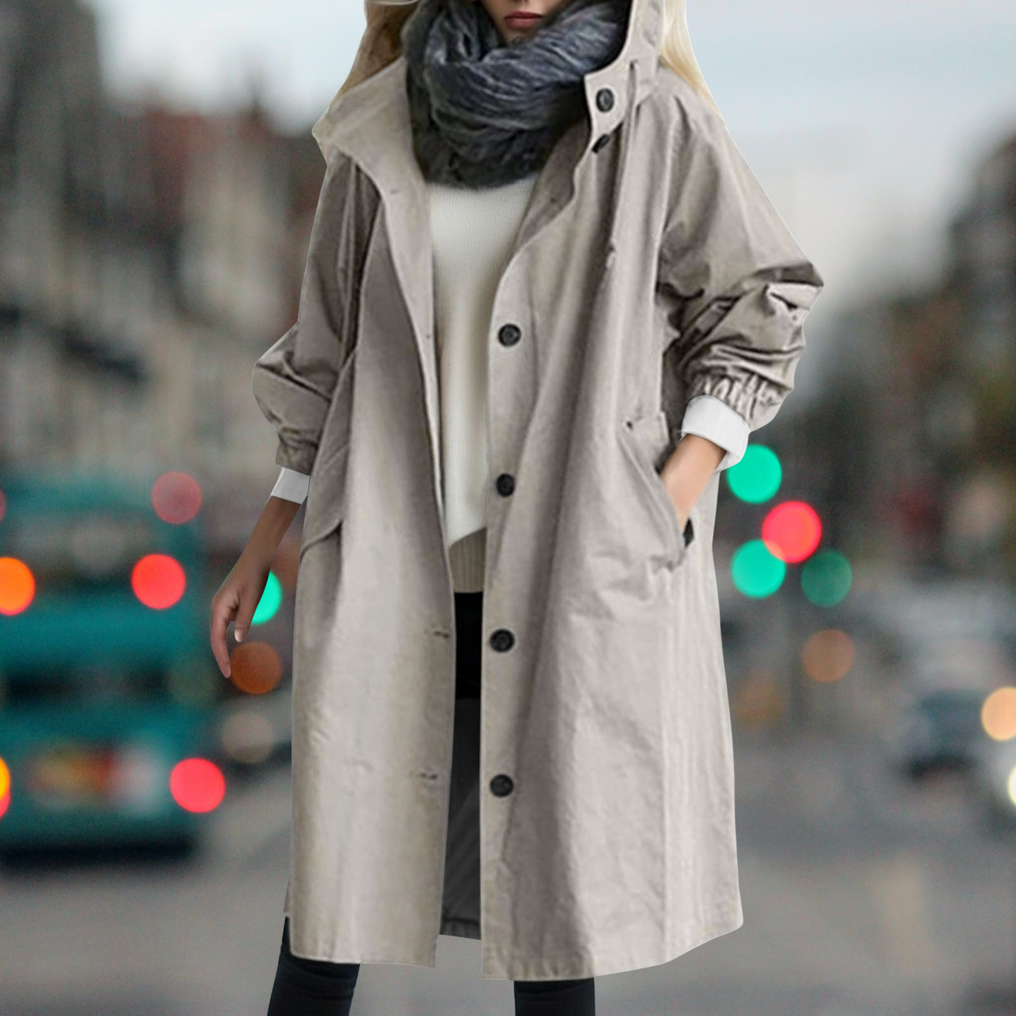 Warmer, wasserdichter Trenchcoat Bethany
