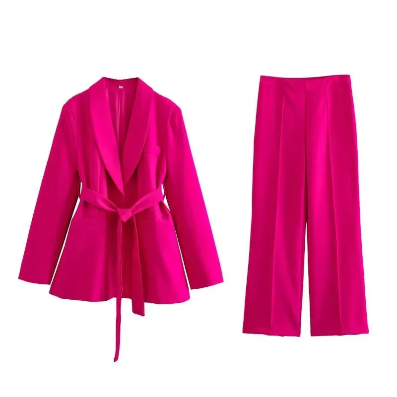 Damen Blazer Set von Avelena: Jacke und Hose im eleganten Stil