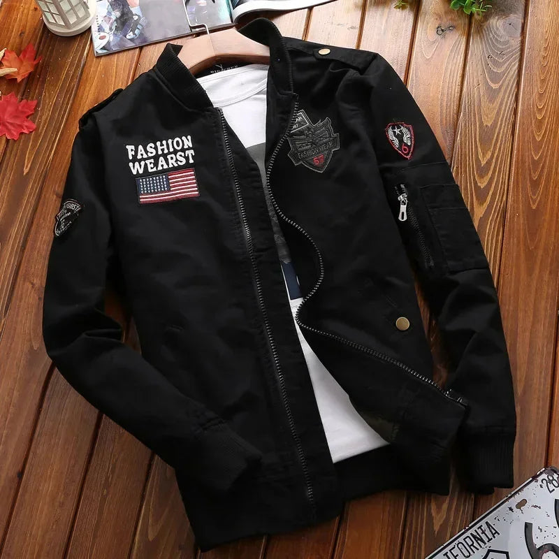Entspannte Windbreakerjacke für Herren – Sten
