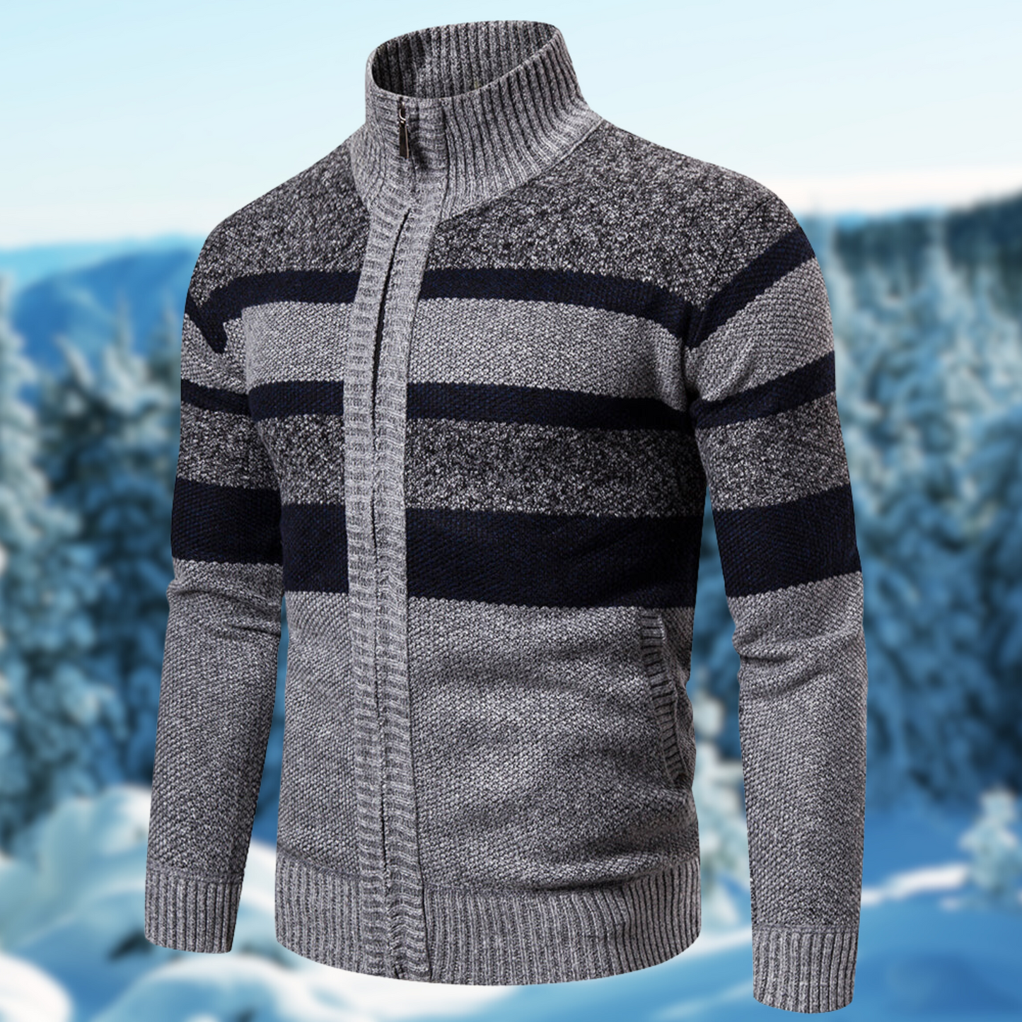 Stilzeits | Herren Gestreifter Pullover