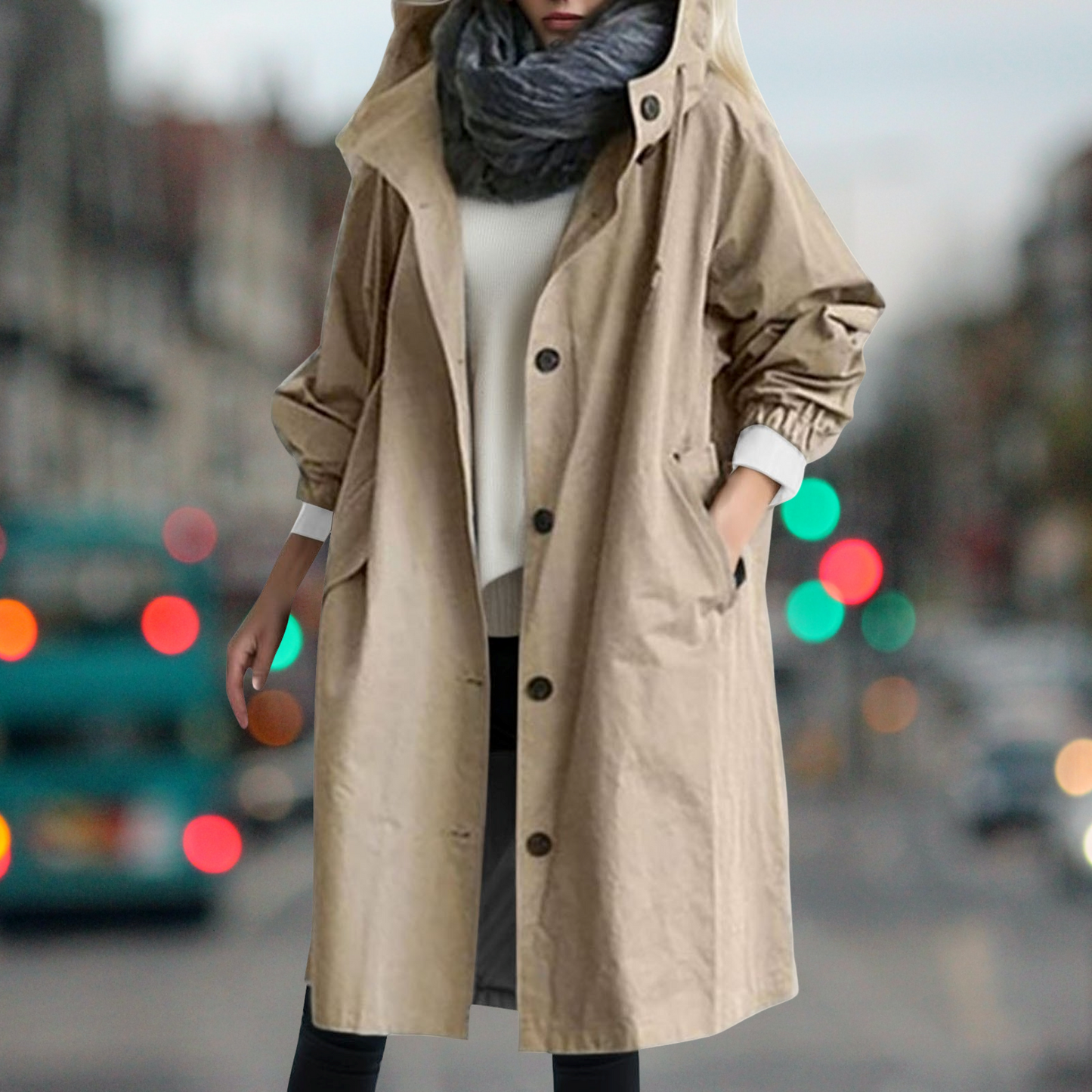 Warmer, wasserdichter Trenchcoat Bethany