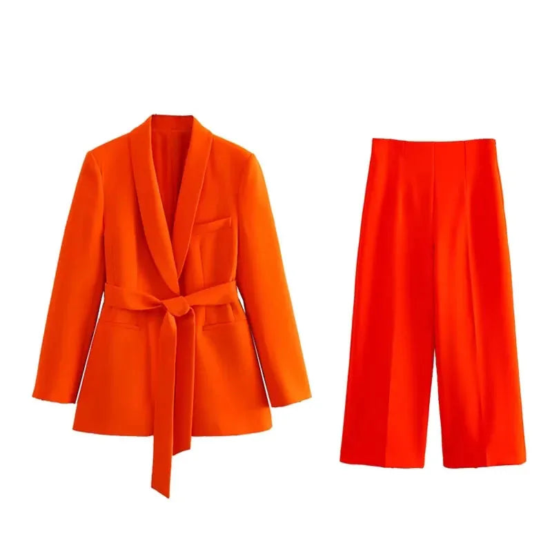 Damen Blazer Set von Avelena: Jacke und Hose im eleganten Stil