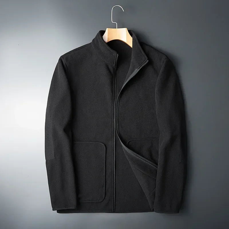 Stilzeits | Licht fleecejack für Herren mit kontrastierenden Details