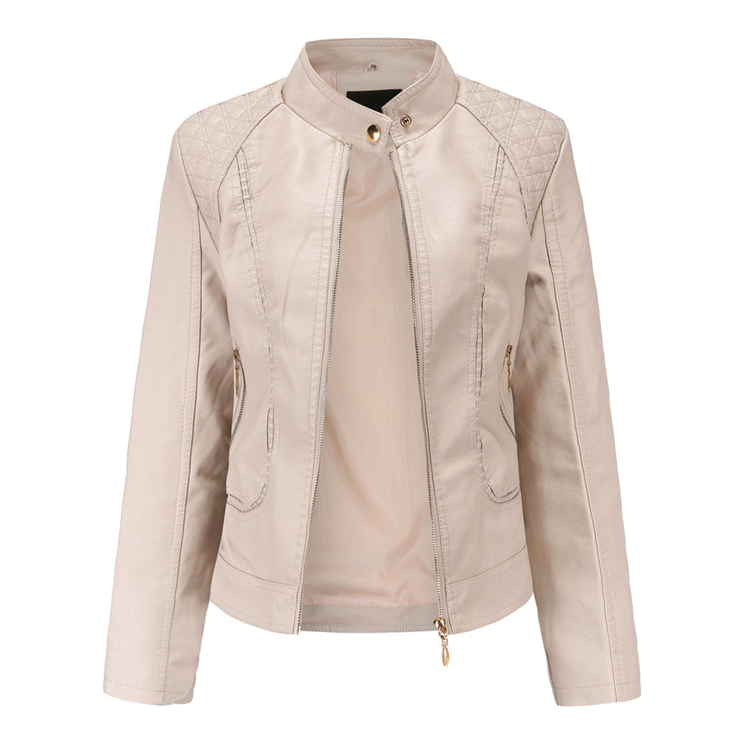 Zeitlose Sevda Lederjacke aus Echtleder