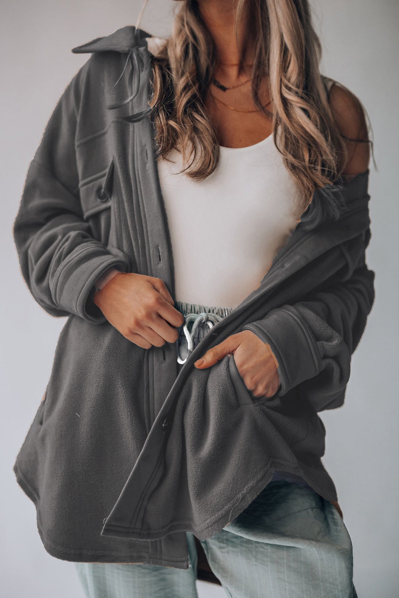 Wihara Shacket mit Taschen