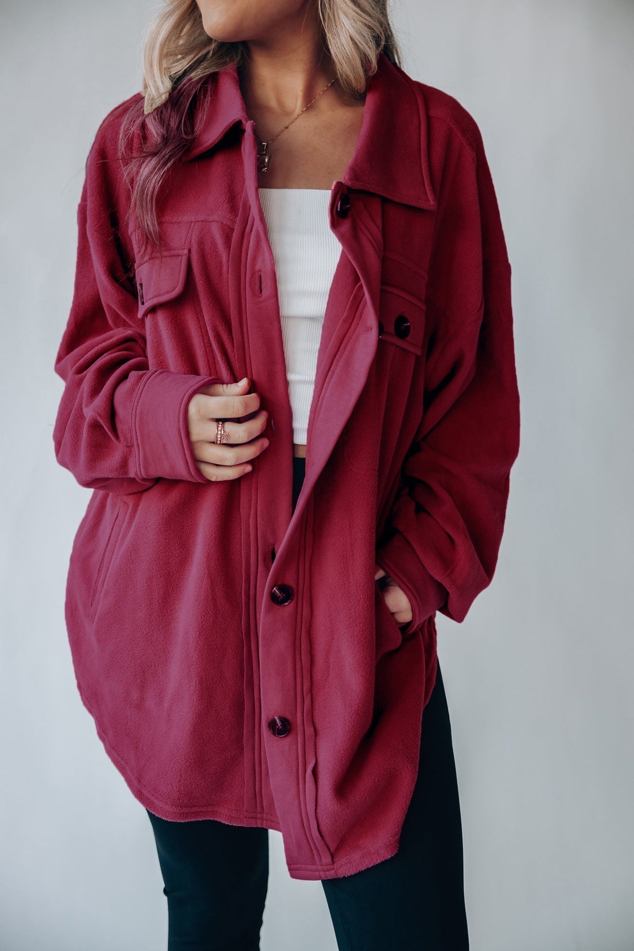 Wihara Shacket mit Taschen