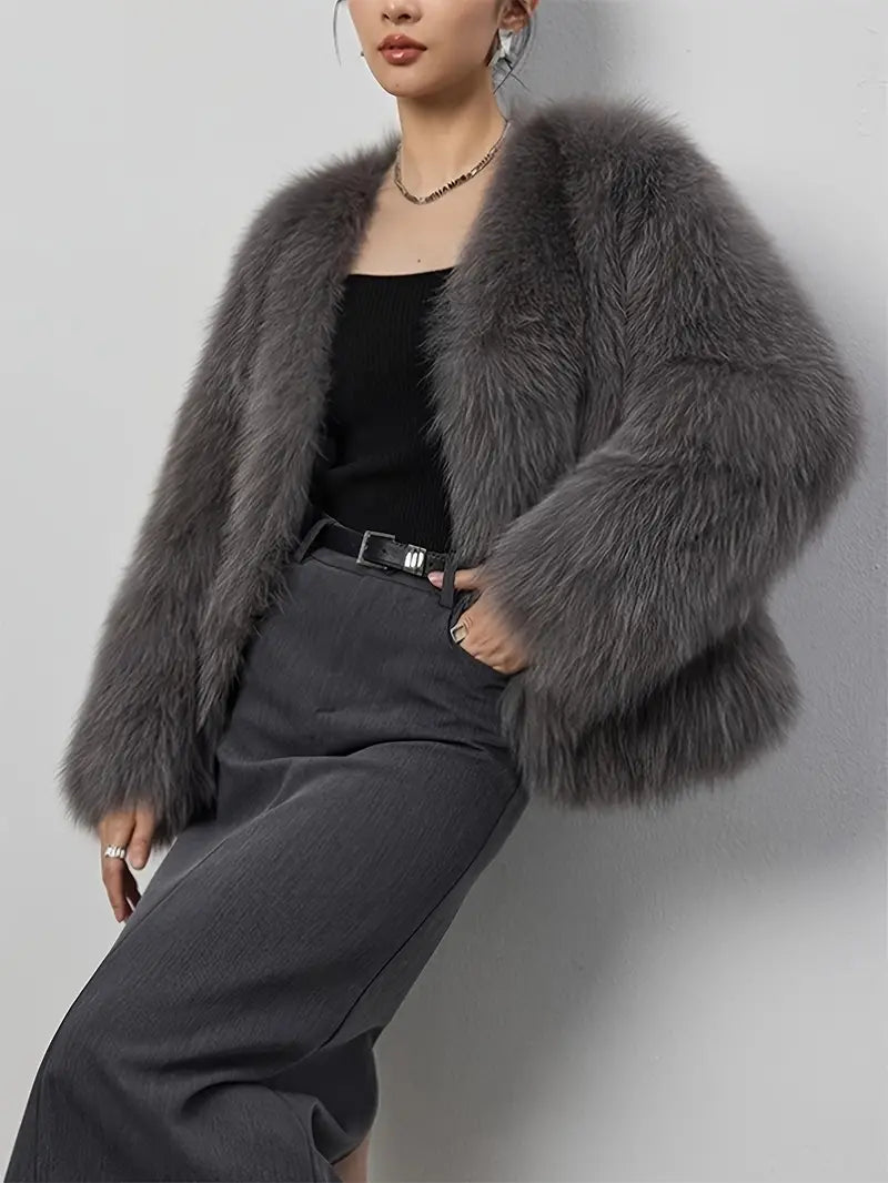 Cozy Faux Fur Jacket