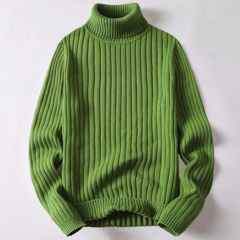 Wyatt: Merino Wollpullover mit Rollkragen für Herren