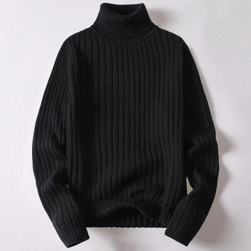 Wyatt: Merino Wollpullover mit Rollkragen für Herren