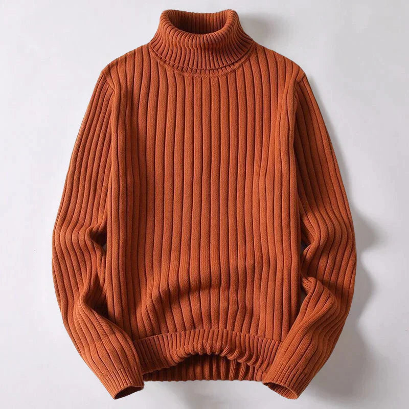 Wyatt: Merino Wollpullover mit Rollkragen für Herren