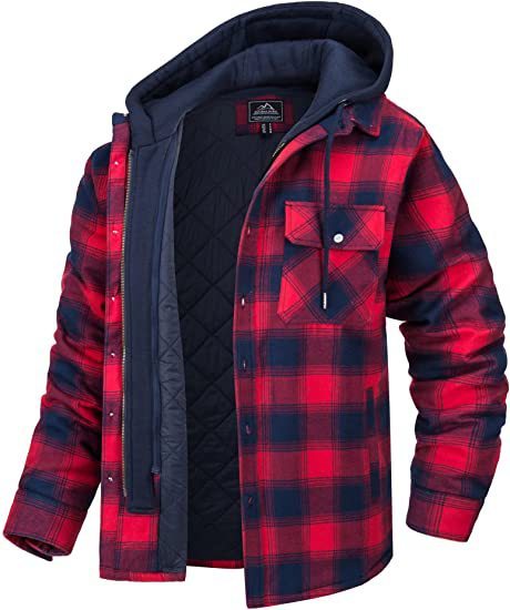 Nick: Herrenjacke aus dickem, gestepptem Karo