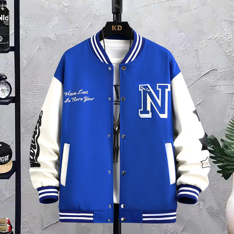 Herrenjacke aus Lockerem Schnitt für Frühling und Herbst von Ron