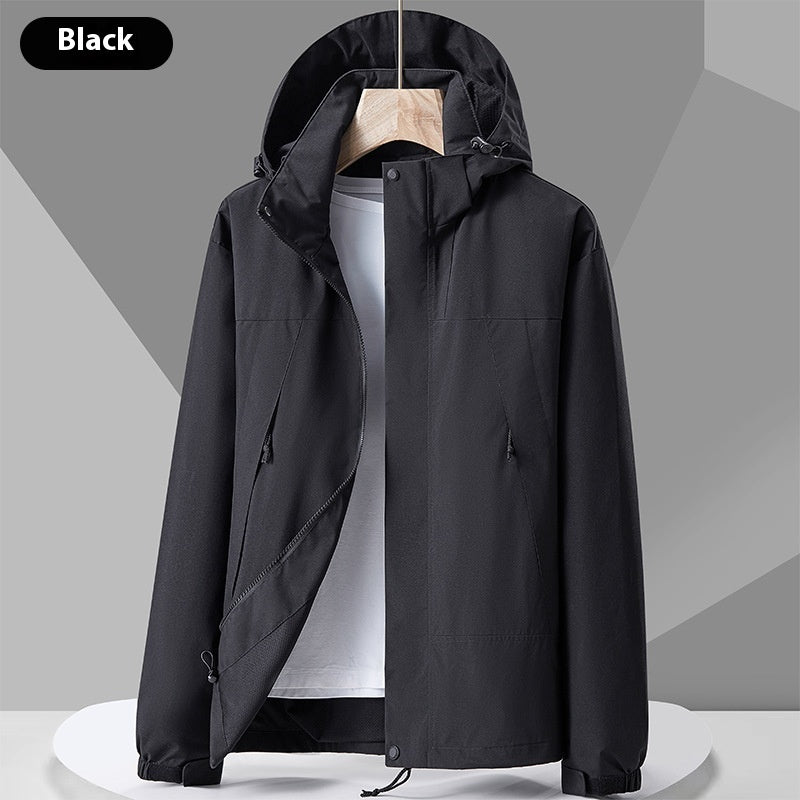 Conrad – Wasserdichte Unisex Regenjacke mit farbigen Details