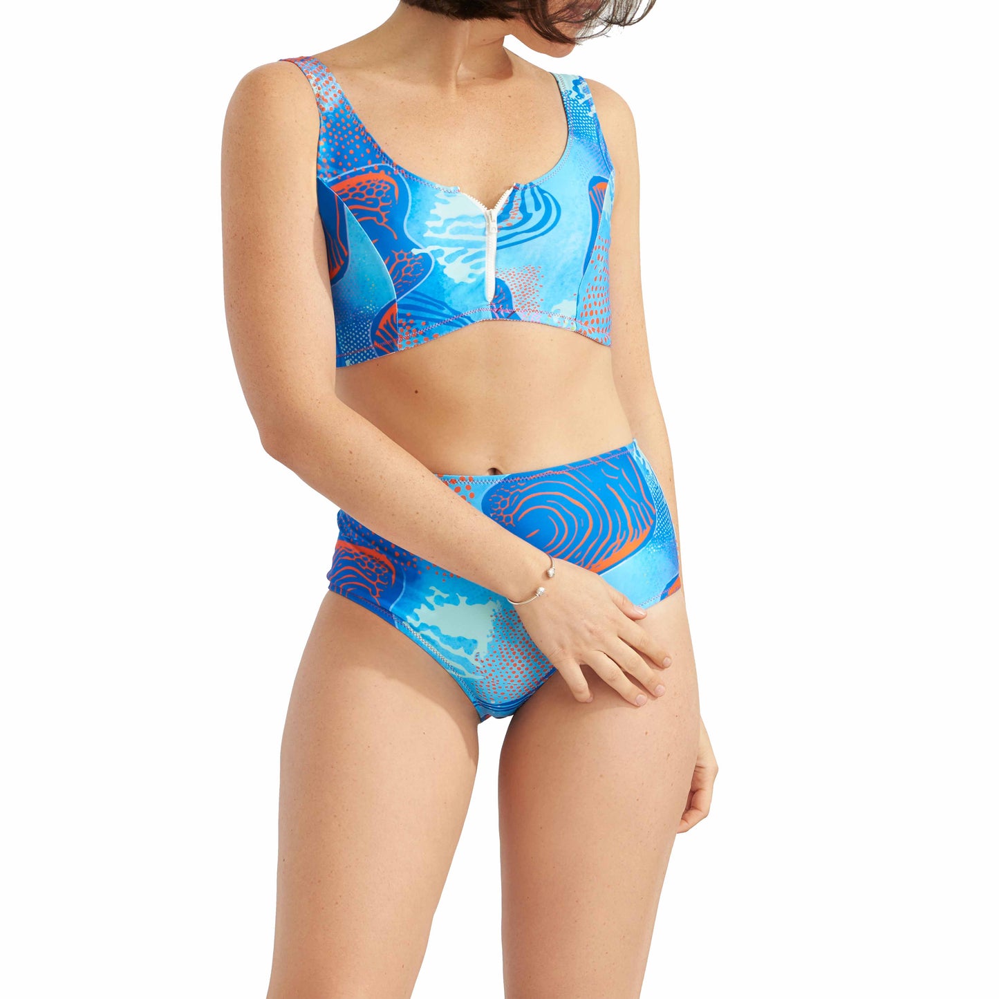 Fudus Bralette mit oberem Reißverschluss