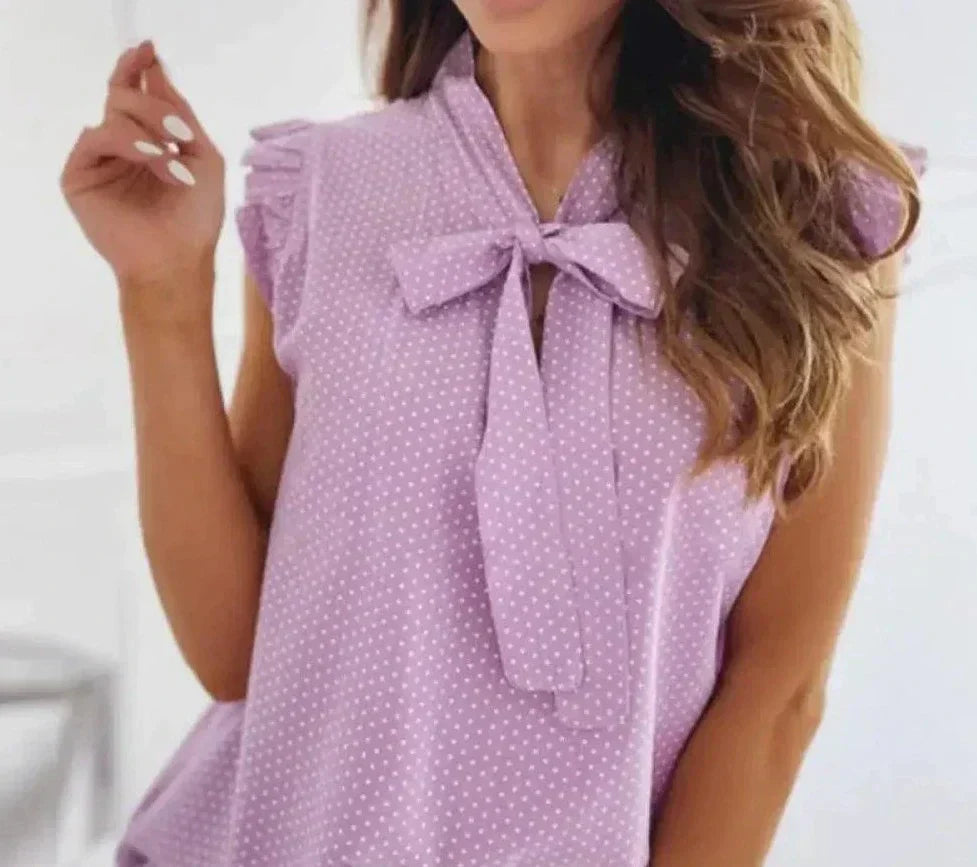 Veralin: Blouse with Playful Bows