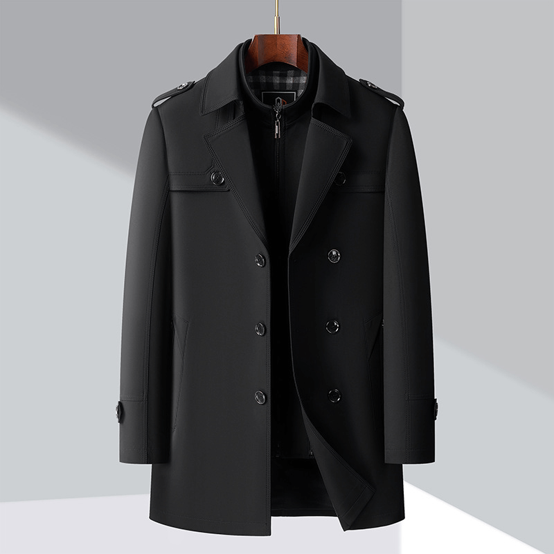 Stilzeits | Herren Doppelreiher Trenchcoat