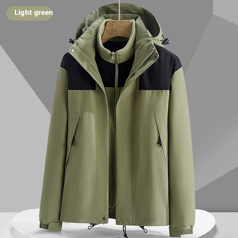 Conrad – Wasserdichte Unisex Regenjacke mit farbigen Details