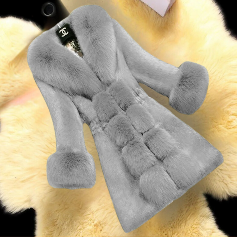 Stilzeits | Winterklassischer pelzartiger Mantel für Damen