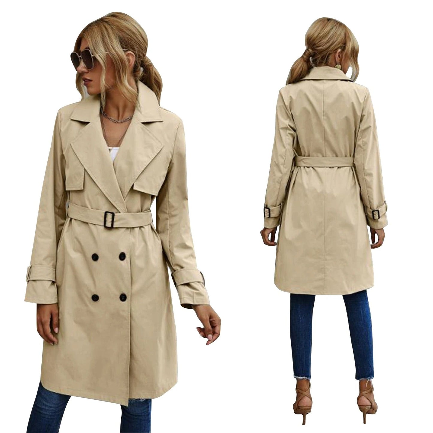Stilzeits | Mittellanger Trenchcoat - Winter