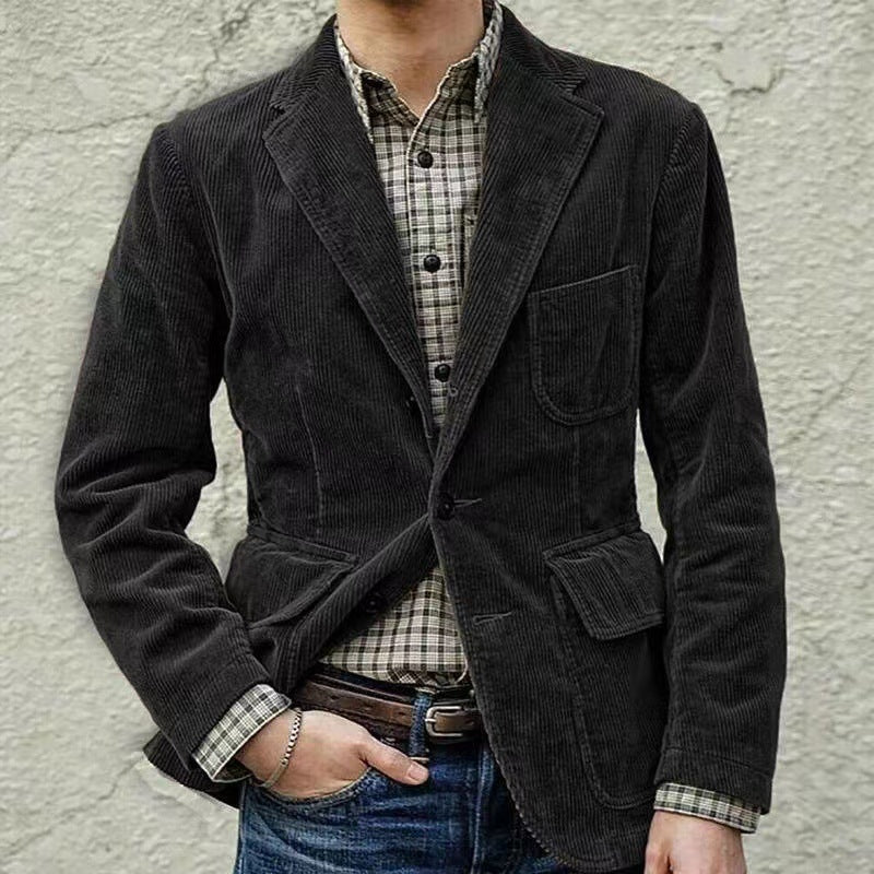 Herren Cordjacke im Casual-Stil von Rowan