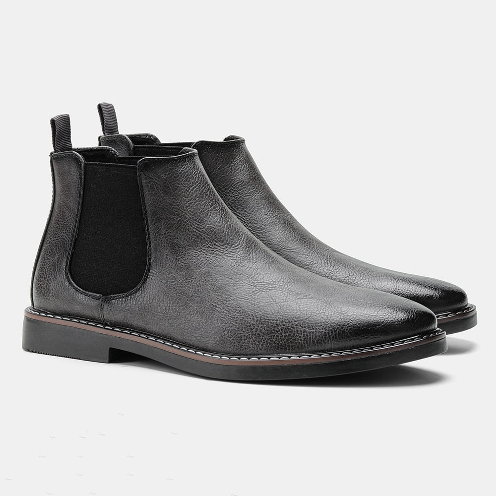 Herren Chelsea Boots aus Leder - Gerno