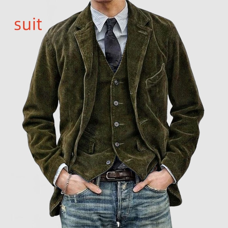 Herren Cordjacke im Casual-Stil von Rowan