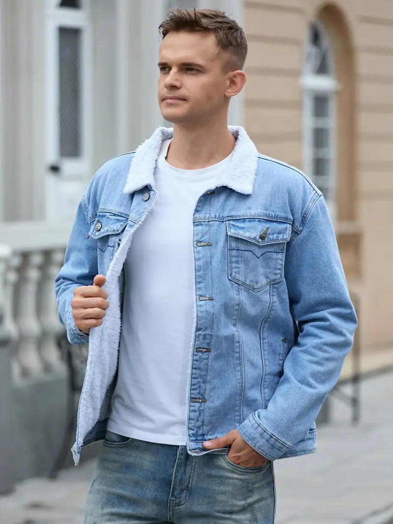 Stilzeits | Jeansjacke Casual für Herren