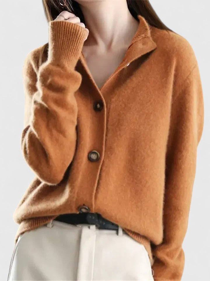 Stilzeits | Strickcardigan mit Knopfleiste