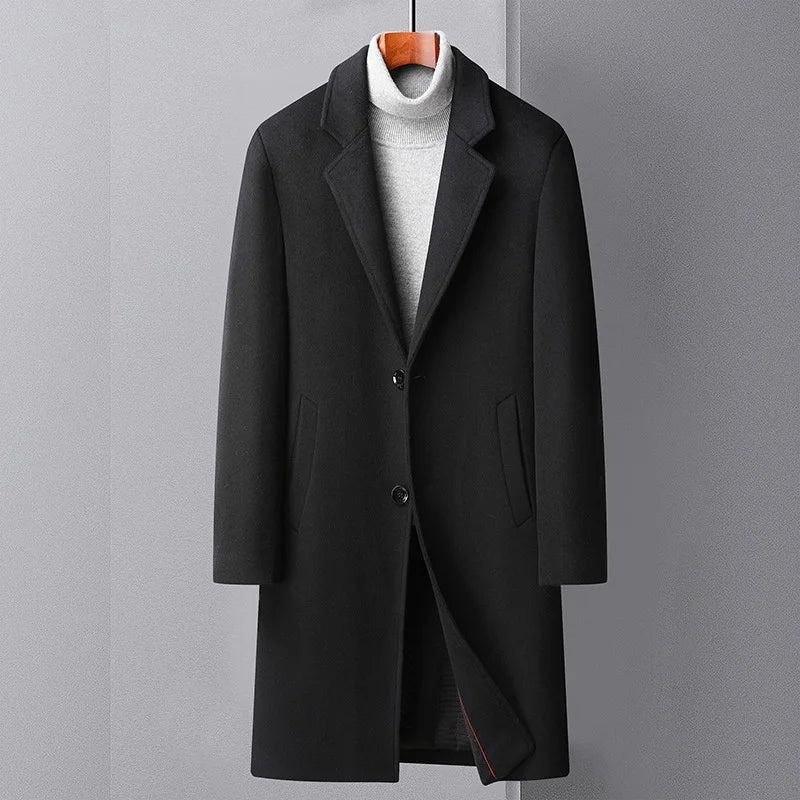 Herren Wollmantel Platon - elegant und warm