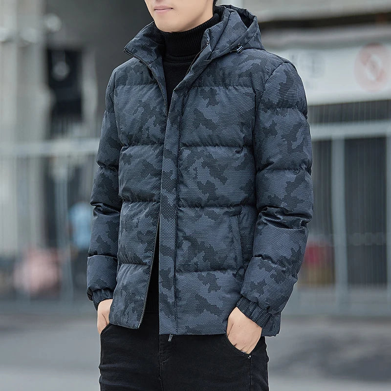 Leichte, gemusterte Herren-Jacke aus Kissenstoff – Anatol